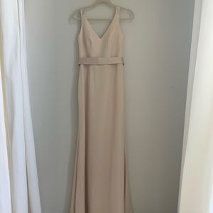 White by Vera Wang - bridesmaids dress champagne